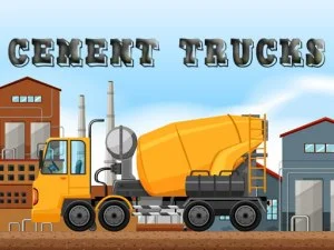 Cement Trucks Hidden Objects